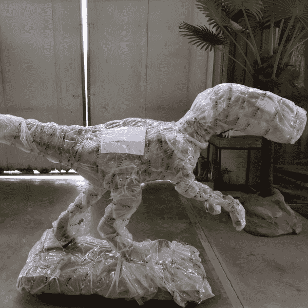Raon-cluiche a-muigh Animatronic Robot Dinosaur T-Rex Head Park (8)