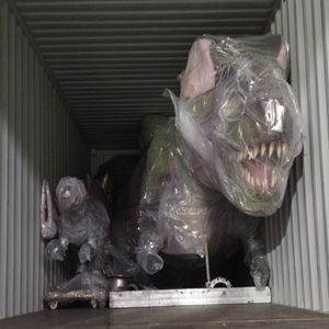 animatronic t-rex laden