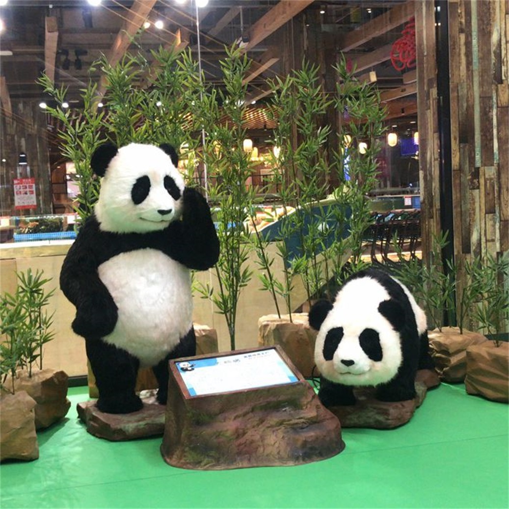 Panda tesouro nacional fofo e realista