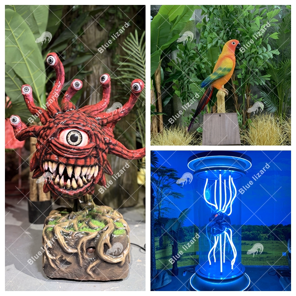 animatronic parrot